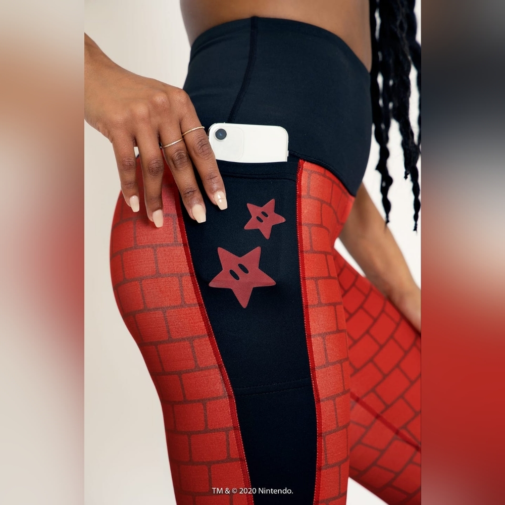 Blackmilk | Super Mario HW Ninja Pants | Red, Black
